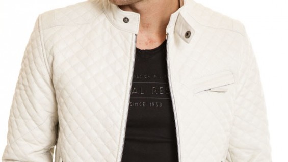 Blouson Pariente cuir Blanc